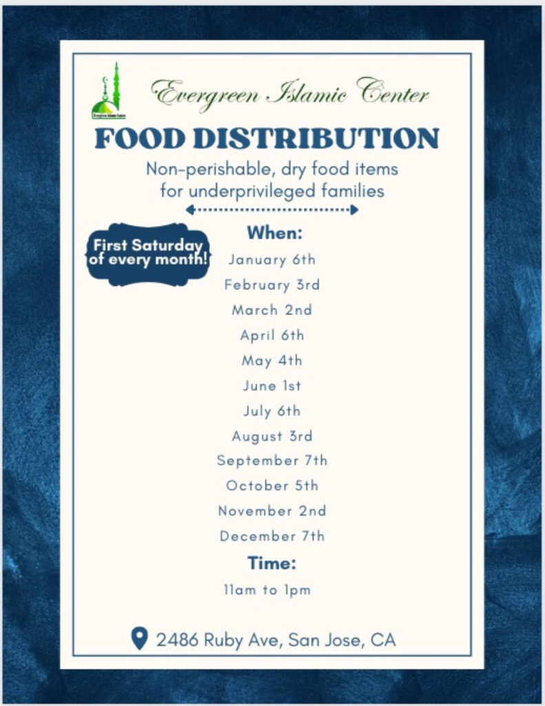 Food Distribution EIC San Jose, CA